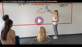 uniVersa Versicherungen: Neues Video: Duale Studenten werben für Nachwuchs