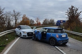 Polizeidirektion Neustadt/Weinstraße: POL-PDNW: PI Haßloch - Verkehrsunfall mit verletzten Personen
