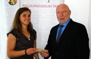 Polizeipräsidium Trier: POL-PPTR: Von Olympia und Deutscher Meisterschaft zum Polizeipräsidium Trier