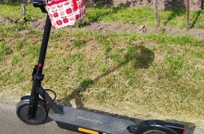 Polizeidirektion Neustadt/Weinstraße: POL-PDNW: E-Scooter entwendet - Zeugenaufruf