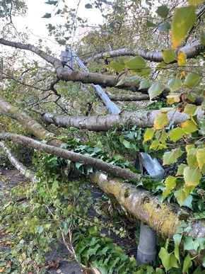 FW Konstanz: Unwetterlage fordert die Feuerwehr