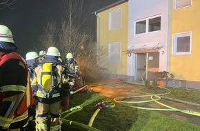 Feuerwehr Essen: FW-E: Kellerbrand in einem Mehrfamilienhaus - ein Anwohner verletzt