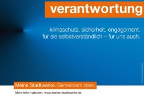 Verband kommunaler Unternehmen e.V. (VKU): VKU-Dachmarkenkampagne geht in die nächste Runde / Stadtwerke werben weiter selbstbewusst
