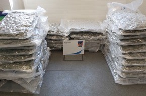 Bundespolizeidirektion Sankt Augustin: BPOL NRW: Bundespolizei nimmt Drogenschmuggler fest und beschlagnahmt 34 Kilogramm Marihuana im Schwarzmarktwert von über 100.000 Euro - Schmuggler sitzt in Haft