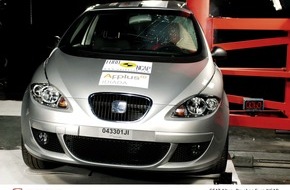 SEAT / AMAG Import AG: Sécurité avec un S majuscule - SEAT Altea: première de sa classe au crash test EuroNCAP