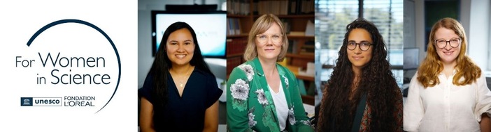 Deutscher L’Oréal UNESCO Förderpreis „For Women in Science“: Vier Nachwuchsforscherinnen erhalten in Düsseldorf hochdotierte Auszeichnung