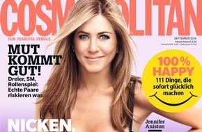 Bauer Media Group, Cosmopolitan: Jennifer Aniston (47) in Cosmopolitan: "Wir Frauen müssen nicht verheiratet sein oder Kinder bekommen, um vollkommen zu sein"