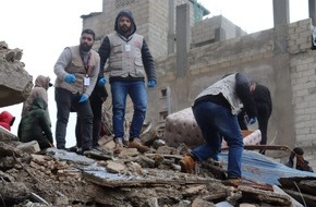 Caritas Schweiz / Caritas Suisse: Terremoto in Turchia e in Siria / Caritas Svizzera presta aiuti immediati alle vittime del terremoto