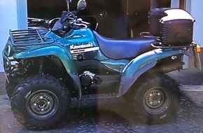 Polizeidirektion Kaiserslautern: POL-PDKL: Quad gestohlen