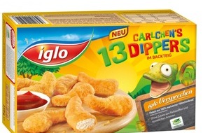 iglo Deutschland: Lustig-bunter Chicken Spaß mit den neuen iglo Carlchen´s Dippers (BILD)