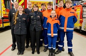 Feuerwehr Bad Säckingen: FW Bad Säckingen: ERGÄNZUNG (FOTO) zu FW Bad Säckingen: Hauptversammlung der Jugendfeuerwehr Bad Säckingen: Wechsel in der Führung und Ausblick auf ereignisreiches Jahr 2026