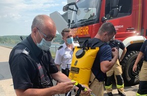 Feuerwehr Stolberg: FW-Stolberg: Flächenbrand an Talsperre - zeitintensiver Einsatz für die Feuerwehr