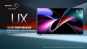 Hisense Gorenje Germany GmbH: Globale Bühne für RGB MiniLED: Hisense setzt 116UXQ in Szene