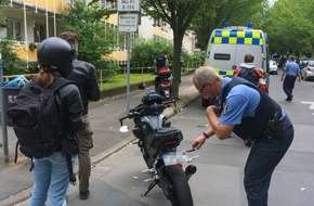 Polizeipräsidium Mittelhessen - Pressestelle Wetterau: POL-WE: Zweiräder kontrolliert in Bad Nauheim
