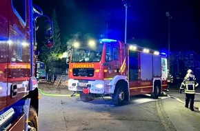 Feuerwehr Sprockhövel: FW-EN: Alarmierung wegen Starkregen & zwei Brandeinsätze
