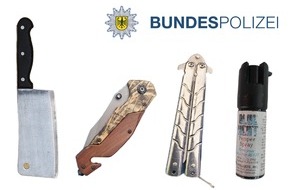 Bundespolizeiinspektion Ludwigsdorf: BPOLI LUD: Was nicht in die Grenzkontrolle geh&ouml;rt - Bundespolizei stellt verbotene Gegenst&auml;nde sicher