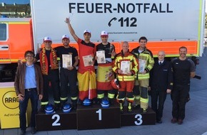 Feuerwehr Düsseldorf: FW-D: Spanisches Team siegt beim Skyrun der Feuerwehr Düsseldorf
