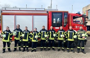 Freiwillige Feuerwehr Werne: FW-WRN: 9 Kameradinnen und Kameraden der Freiwilligen Feuerwehr Werne haben die gemeinsame Modulausbildung 1 & 2 mit Erfolg bestanden