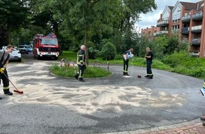 Feuerwehr Schermbeck: FW-Schermbeck: Ölspur