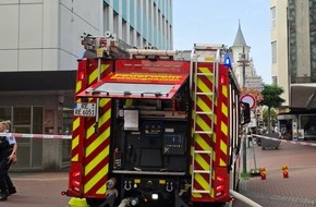 Feuerwehr Recklinghausen: FW-RE: Wohnungsbrand in der Recklingh&auml;user Innenstadt: Eine Person leicht verletzt