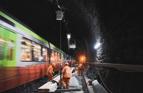 BLS AG: BLS: Travaux interrompus dans le tunnel de faîte du Lötschberg