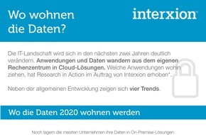 Interxion Deutschland GmbH: Studie: Cloud Trends 2020 - Wo wohnen die Daten?