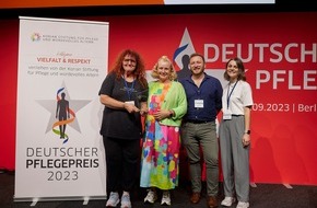 Korian Stiftung: Jetzt bewerben für Deutschen Pflegepreis in der Kategorie Vielfalt und Respekt