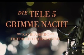 Mittwoch, 08. März 2017, ab 00:20 Uhr: Die TELE 5 Grimme-Preis-Nacht, präsentiert von Friedrich Liechtenstein / TELE 5 zeigt seine Grimme-Preis-nominierten Formate seit 2012