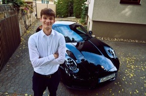 Omaze: Porsche statt Polo - Fahrschüler gewinnt 160.000 Euro Luxusauto mit Omaze für nur 10 Euro