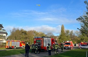 Feuerwehr Wetter (Ruhr): FW-EN: Wetter - Hubschrauberlandung am Morgen