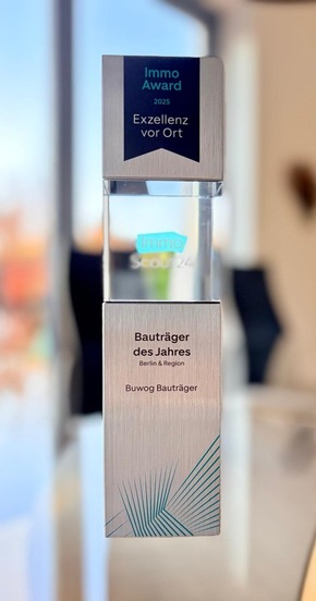 ImmoAward 2025: BUWOG ist Bauträger des Jahres