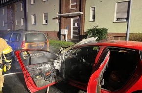 Kreispolizeibehörde Soest: POL-SO: Pkw-Brand in der Landsberger Straße