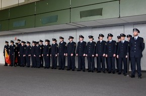 Bundespolizeidirektion Bad Bramstedt: BPOLD-BBS: Verstärkung für den Norden - Bundespolizei vereidigt 53 junge Polizistinnen und Polizisten