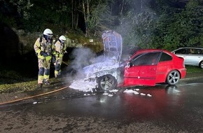 Polizeidirektion Wittlich: POL-PDWIL: PKW-Brand in Lissendorf