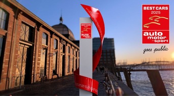 Motor Presse Stuttgart, AUTO MOTOR UND SPORT: auto motor und sport BEST CARS wird erstmals zum Event für alle Autofans: Große Show der Siegermodelle / Ausstellung mit Live-Programm beim Hamburger Hafengeburtstag