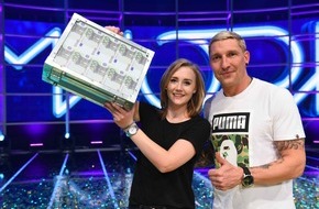ProSieben: Gutes "TEAMWORK": Handball-Trainer Kretzsche gewinnt in der ProSieben-Show für seinen Fan Annette 119.000 Euro