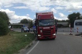 Polizeidirektion Neustadt/Weinstraße: POL-PDNW: Polizeiautobahnstation Ruchheim - Betrunkener Lkw-Fahrer mit über 3 Promille unterwegs