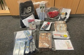 Polizeiinspektion Rotenburg: POL-ROW: ++ Aufmerksame Zeugen verhindern Taschendiebstahl - Mann und Frau festgenommen ++ Polizei und Zoll stoppen Ladendiebe auf der A1 ++ Mann unter Drogen verursacht Unfall - leicht verletzt ++