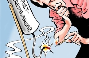 Bundesgeschäftsstelle Landesbausparkassen (LBS): Raketen statt Babyware / Das war ein klarer Verstoß gegen den Mietvertrag (FOTO)