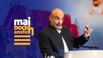 BR Bayerischer Rundfunk: Django As&uuml;l derbleckt beim Maibockanstich am 14. April im BR Fernsehen