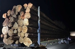 Polizeipr&auml;sidium Trier: POL-PPTR: Erschreckendes Ergebnis bei Kontrollen von Holztransporten