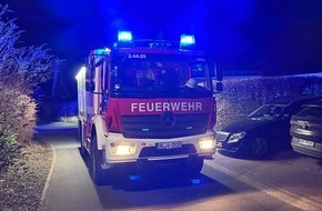 Kreisfeuerwehr Rotenburg (W&uuml;mme): FW-ROW: Kabeltrommel ger&auml;t in Brand
