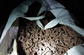 Bundespolizeiinspektion Hannover: BPOL-H: Buntmetalldiebstahl am Bahnhof Leese-Stolzenau; zwei Tatverdächtige gestellt