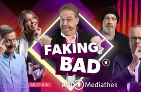 Ein Festival der dreisten Lügen | Neue Comedy-Show "FAKING BAD - Besser als die Wahrheit" ab 27. Juni in der ARD Mediathek | Trailer zum Download
