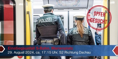 Bundespolizeidirektion München: Bundespolizeidirektion München: Einstiegsunfall / Bundespolizei sucht nach Geschädigtem