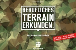 PIZ Personal: Erste Pop-Up Karrierelounge der Bundeswehr in Nordrhein-Westfalen