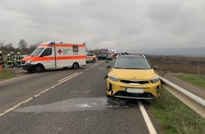 Polizeidirektion Neustadt/Weinstraße: POL-PDNW: (Meckenheim) Zwei Verletzte nach Unfall