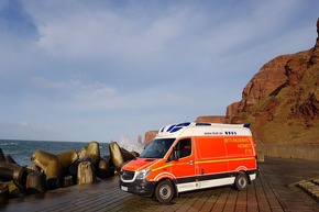 RKiSH: Neuer Rettungswagen auf der Hochseeinsel Helgoland