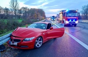 Freiwillige Feuerwehr Hünxe: FW Hünxe: Verkehrsunfall auf der BAB 3