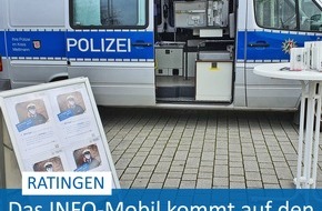 Polizei Mettmann: POL-ME: Das INFO-MOBIL kommt auf den Marktplatz - Ratingen - 2002131